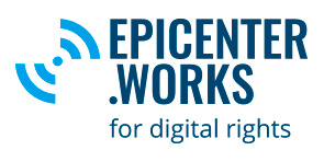 Auf dem Bild erkennt man das Logo von epicenter.works